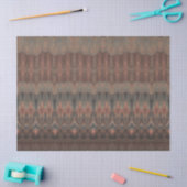 Papier Mousseline Batik Abstrait Boho Sud-Ouest Automne Automne (Artisanat)