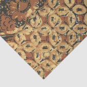 Papier Mousseline Batik Earthy Coffee Bean Elegant Rustic Rugged (Détail)