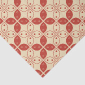 Papier Mousseline Batik Kawung, Motif indonésien, javanais, ethnique (Détail)