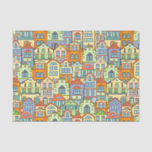 Papier Mousseline Bâtiments vintage City House
