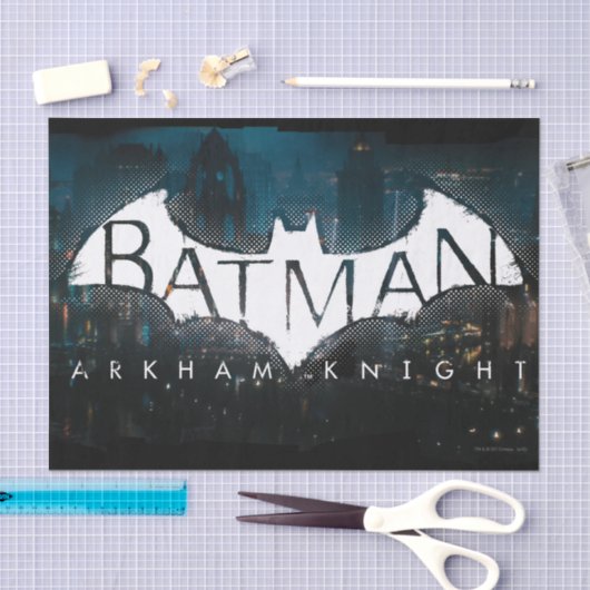 Papier Mousseline Batman Arkham Knight Gotham Logo (Artisanat)