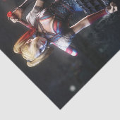 Papier Mousseline Batman Arkham Knight | Harley Quinn avec chauve-so (Détail)