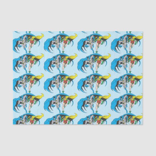 Papier Mousseline Batman & Robin (Recto)