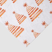 Papier Mousseline Bâton de cannelle rouge Boho rustique Arbre de Noë (Détail)