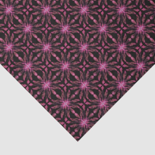 Papier Mousseline Bâtons lumineux Neon Motif Abstrait (Détail)