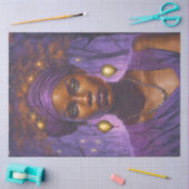 Papier Mousseline Bayou Forest Witch – Gothic Decoupage Voodoo (Artisanat)