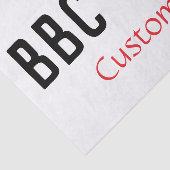 Papier Mousseline BBC Seule pique lame signe Thunder_Cove (Détail)