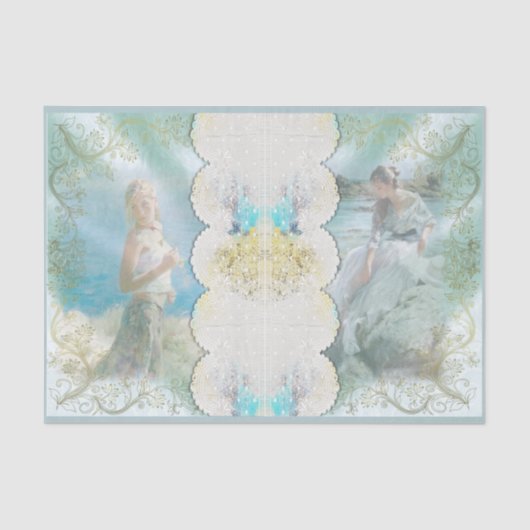 Papier Mousseline Beach Beauty Design Series 6 (Recto)