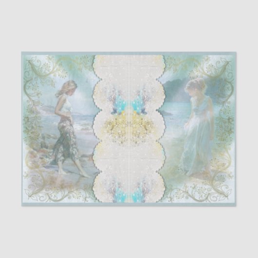 Papier Mousseline Beach Beauty Design Series 7 (Recto)