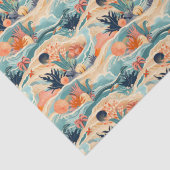 Papier Mousseline Beach Sea Life (Détail)