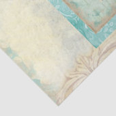 Papier Mousseline Beach Seahorse Aquarelle Ephémère Découpage Art (Détail)