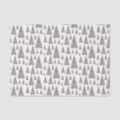 Papier Mousseline Beach Shell Christmas Tree Pattern (Recto)