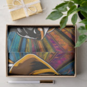 Papier Mousseline Beagle couleur motif (Cadeau)
