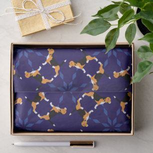 Papier Mousseline Beagle pur