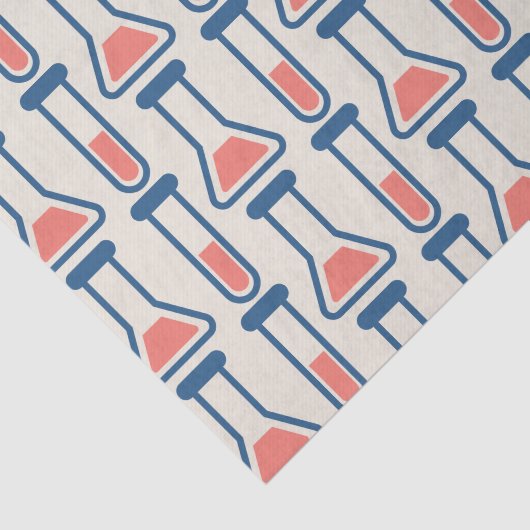 Papier Mousseline Beaker & Test Tube Science Themed (Détail)