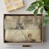 Papier Mousseline "Bear the Changeling" Fairy Art par Arthur Rackham (Cadeau)