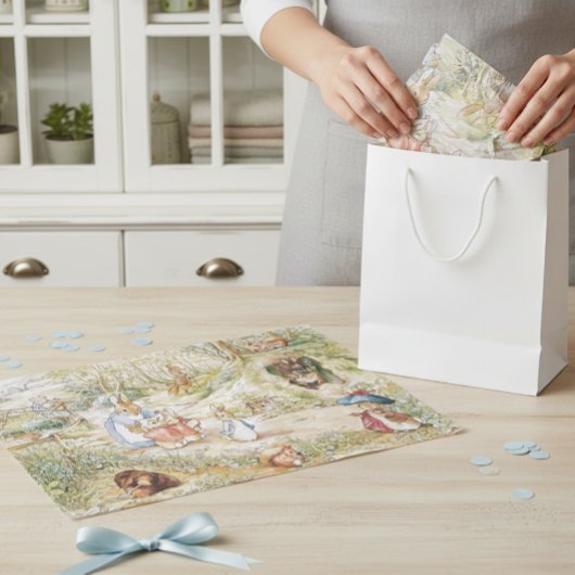 Papier Mousseline Beatrix Potter Cute Peter le lapin et ses amis