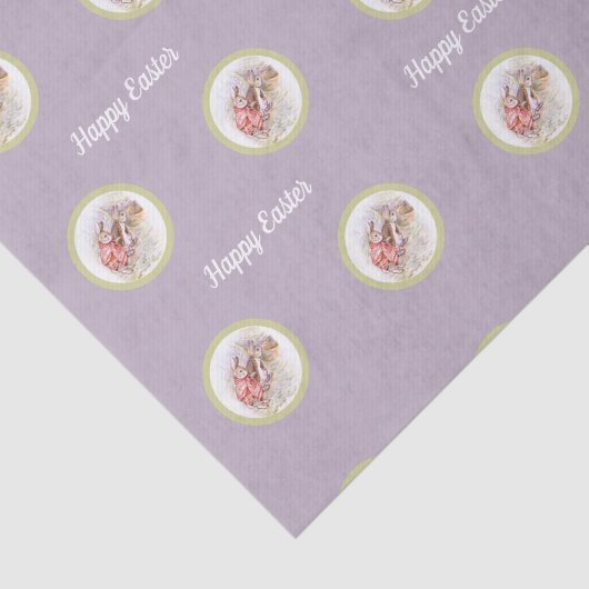 Papier Mousseline Beatrix Potter Peter Rabbit Personnalisé (Détail)