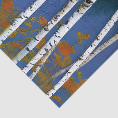 Papier Mousseline Beau bouleau d'automne (Détail)