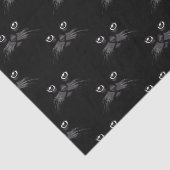 Papier Mousseline Beau cadeau de coutume de chat noir (Détail)