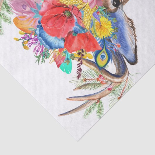 Papier Mousseline Beau Cerf (Détail)