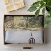 Papier Mousseline Beau Château (Cadeau)