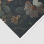 Papier Mousseline Beau chaton orange avec Découpage Fleur sauvage (Détail)