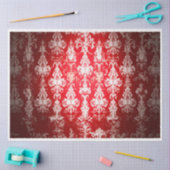 Papier Mousseline Beau Damas de Noël complexe (Artisanat)