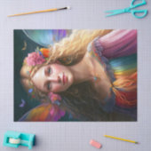 Papier Mousseline Beau Imaginaire Rainbow Fairy Decoupage (Artisanat)
