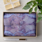 Papier Mousseline Beau kaléidoscope pourpre lumineux et (Cadeau)