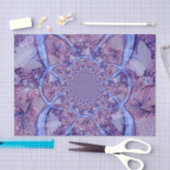Papier Mousseline Beau kaléidoscope pourpre lumineux et (Artisanat)