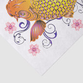 Papier Mousseline Beau Koi (Détail)