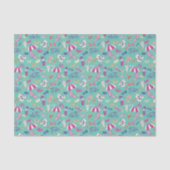 Papier Mousseline Beau Motif aux éléments d'été (Recto)