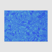 Papier Mousseline Beau motif de lindigo bleu (Recto)