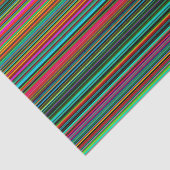 Papier Mousseline Beau Motif multicolore coloré (Détail)