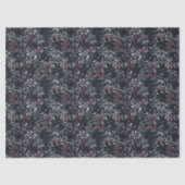 Papier Mousseline Beau Noël Botanique, Subtilement Gothique (Recto)