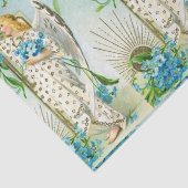 Papier Mousseline Beau oubliez-moi pas ange (Détail)