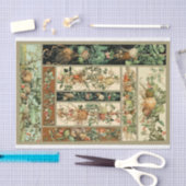 Papier Mousseline Beau papier de tissus botaniques (Artisanat)