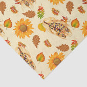 Papier Mousseline Beau papier de tissus d'automne (Détail)