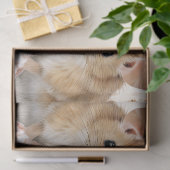 Papier Mousseline Beau papier tissu de découpage de souris d'hiver (Cadeau)