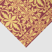 Papier Mousseline Beau papier tissu Renaissance Damask (Détail)