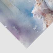 Papier Mousseline Beau Portrait Femme Découpage Meubles (Détail)