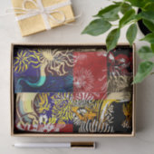 Papier Mousseline Beau résumé floral (Cadeau)