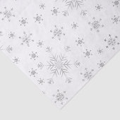 Papier Mousseline Beau Snowflakes de Noël Argent (Détail)