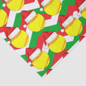 Papier Mousseline Beau Softball Santa Hat Noël Tissu Papier (Détail)