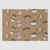 Papier Mousseline Beaucoup de nourriture (Recto)