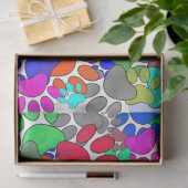 Papier Mousseline Beaucoup D'Empreintes de pattes De Chiens Partout (Cadeau)