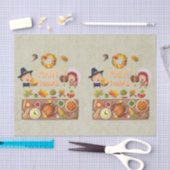 Papier Mousseline Beaucoup Remercient Pèlerin Et Fête De L'Action De (Artisanat)