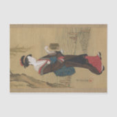 Papier Mousseline Beauté avec lucioles par Kubo Shunman (Recto)