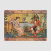 Papier Mousseline Beauté Beast Art classique Illustration (Recto)